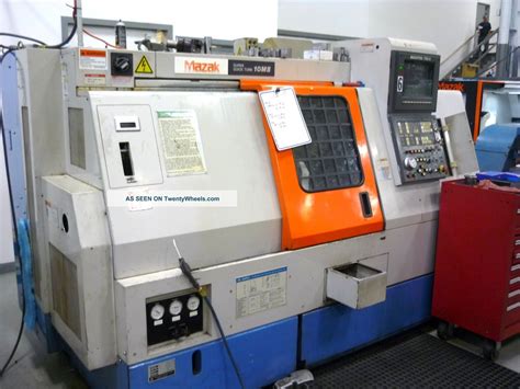 mazak machine cnc|mazak lathe with live tooling.